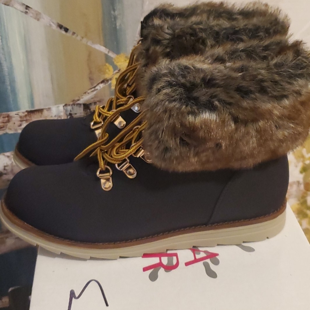 Olivia Miller Lace Up Boots